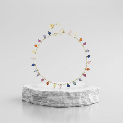 BRACCIALE CON ZIRCONI COLORATI